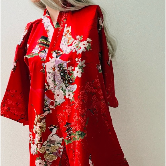Japanese Print KIMONO - Wearable Art! - Picture 13 of 16